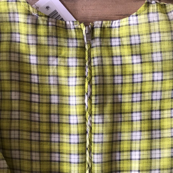 Ganni Organza Checked Cropped Top - NWT - Picture 5 of 6